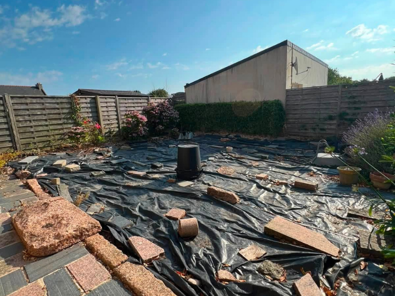 Terrasses bois et création d’allées par Prolame - réalisation 118