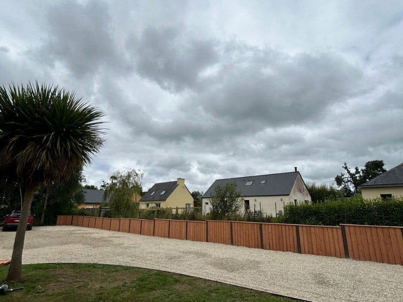 Terrasses bois et création d’allées par Prolame - réalisation 90