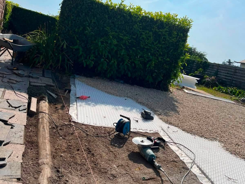 Terrasses bois et création d’allées par Prolame - réalisation 120
