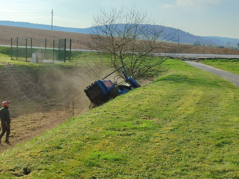 Remise en état de terrain réalisée par Prolame