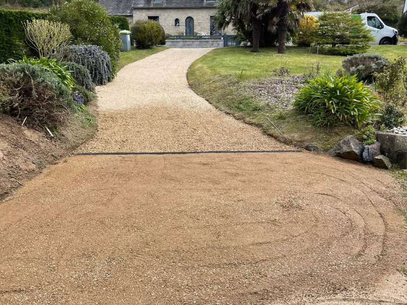 Terrasses bois et création d’allées par Prolame - réalisation 110