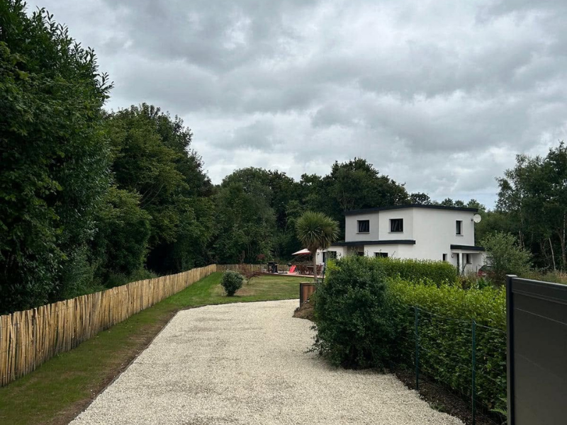 Terrasses bois et création d’allées par Prolame - réalisation 92