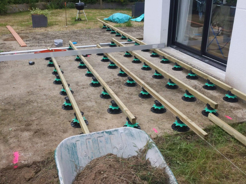 Terrasses bois et création d’allées par Prolame - réalisation 97
