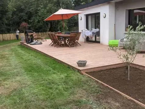 pose de terrasse bois Lannion-5